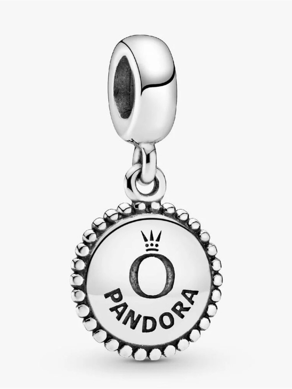 Pandora Icon Dangle Charm with an engraved cross